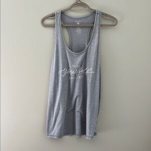 Athletic Works Dri More Tank Top Gray Make Yourself Priority Large